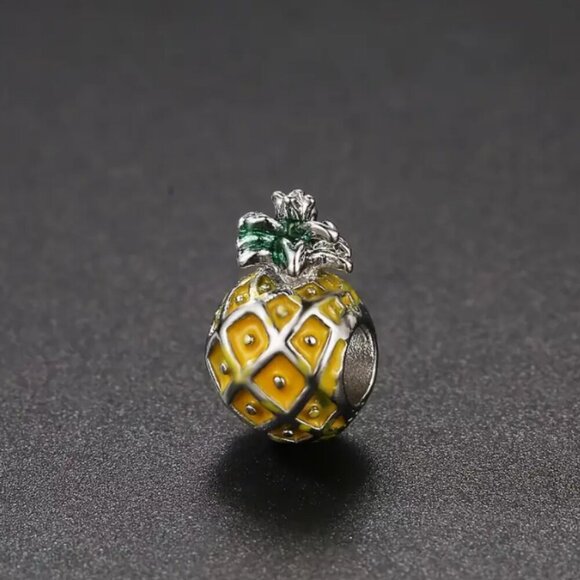 Cute & Colorful Pineapple with Holes Women's Fashion Bead charm Pendant - Picture 3 of 4